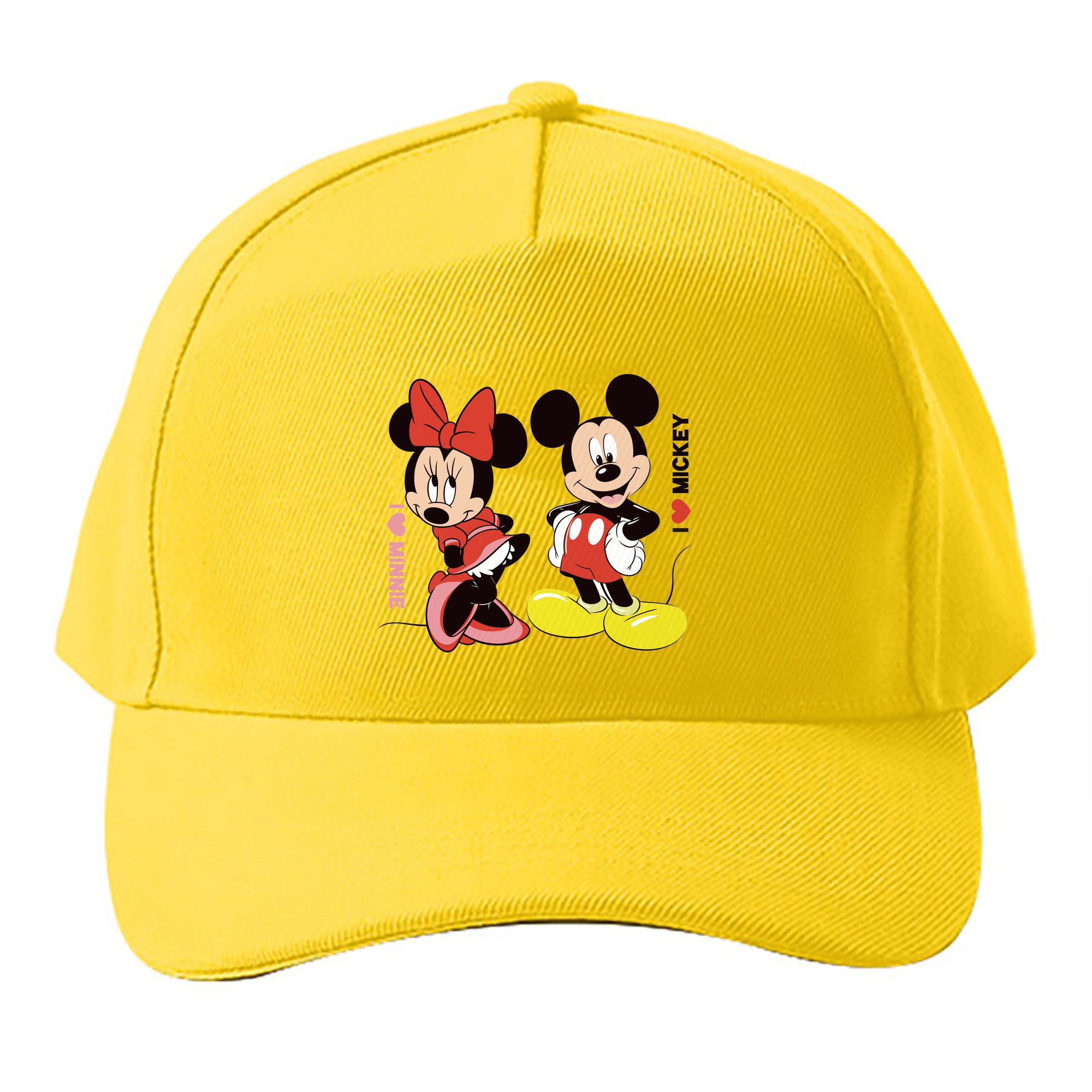 （画像用） ミッキーマウス Mickey Mouse ベースボールキャップ 綿100％ 男女兼用 帽子 スポーツ